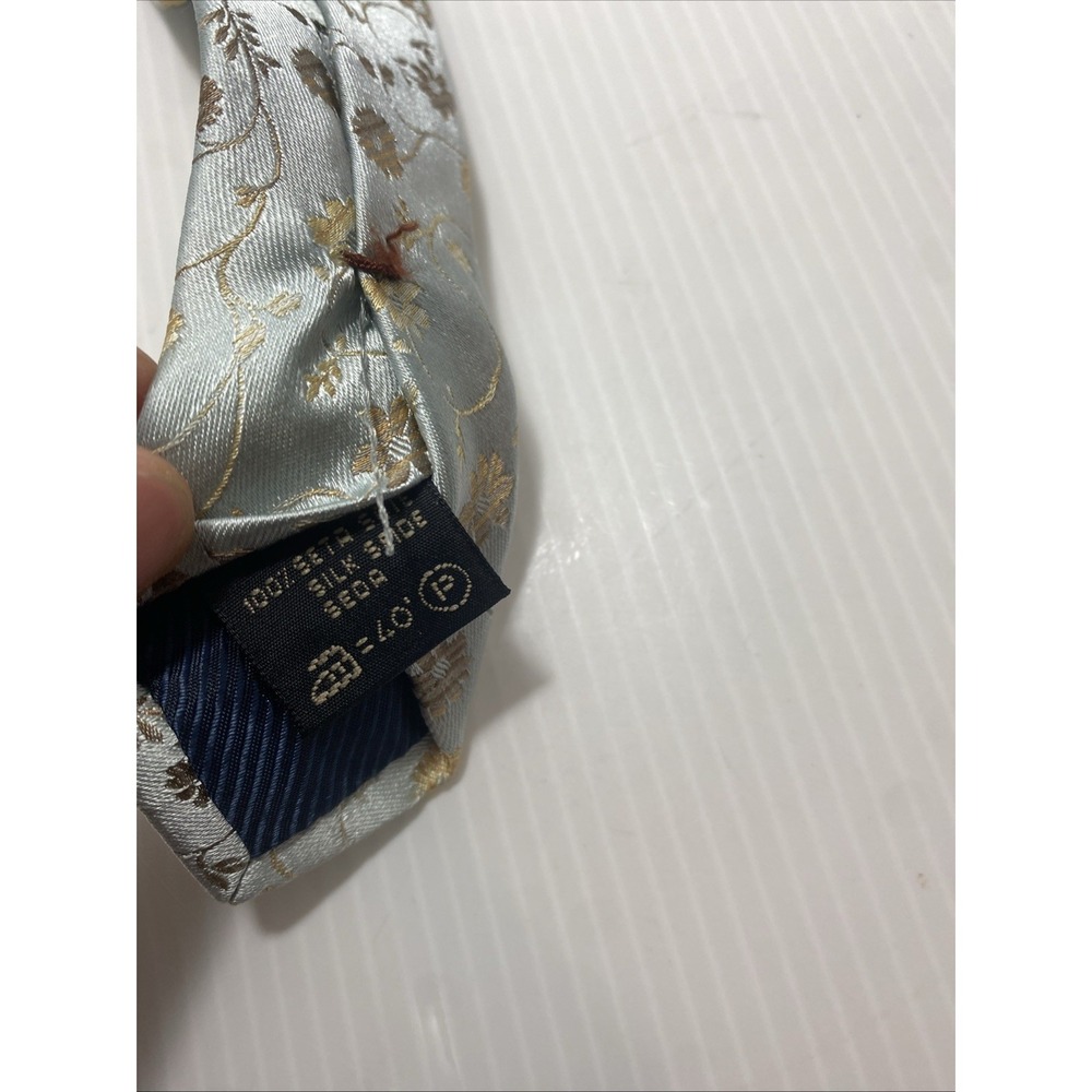 Ermenegildo Zegna 100% Silk Tie Made In Italy EUC T19 - Picture 4 of 4
